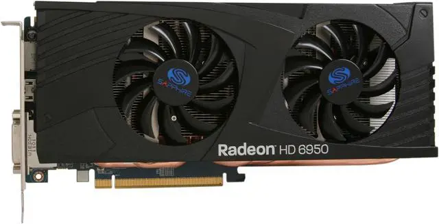 Alt view image 3 of 6 - SAPPHIRE 100312-3SR Radeon HD 6950 Dirt3 Edition 2GB 256-bit GDDR5 PCI Express 2.1 x16 HDCP Ready CrossFireX Support Video Card with Eyefinity