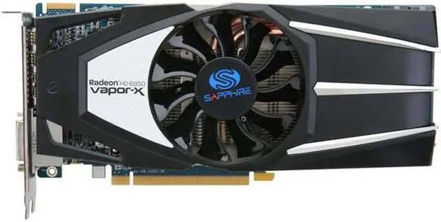 Alt view image 3 of 6 - SAPPHIRE Vapor-X Radeon HD 6850 1GB GDDR5 PCI Express 2.1 x16 CrossFireX Support Graphics Card 100315VXL
