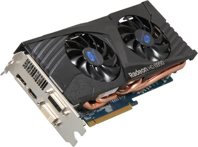 Main image of SAPPHIRE Radeon HD 6950 2GB GDDR5 PCI Express 2.1 x16 CrossFireX Support Graphics Card 100312-3L