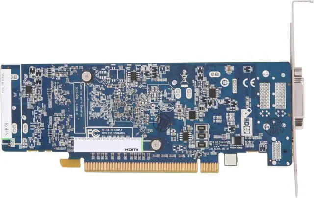 Alt view image 4 of 5 - SAPPHIRE FleX Radeon HD 6450 1GB DDR3 PCI Express 2.1 x16 Low Profile Ready Graphics Card 100322FLEX