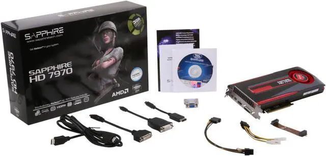 Alt view image 6 of 6 - SAPPHIRE Radeon HD 7970 3GB GDDR5 PCI Express 3.0 x16 CrossFireX Support Graphics Card 21197-00-40G