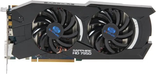 Alt view image 3 of 6 - SAPPHIRE  Radeon HD 7950 OC 3GB 384-bit GDDR5 PCI Express 3.0 x16 HDCP Ready CrossFireX Support Video Card  ( 11196-02-40G)