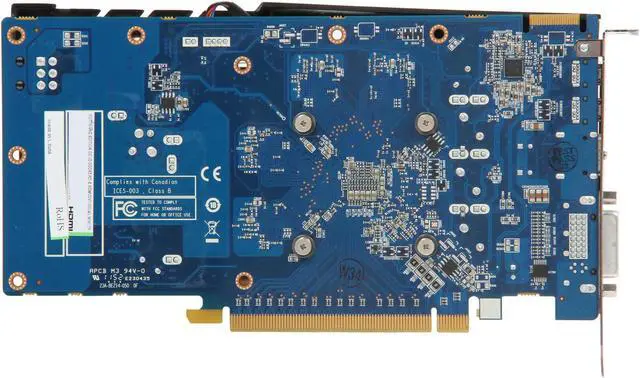 Alt view image 4 of 6 - SAPPHIRE Radeon HD 7770 GHz Edition OC 1GB 128-bit GDDR5 PCI Express 3.0 x16 HDCP Ready CrossFireX Support Video Card (11201-02-40G) w/ Accessories