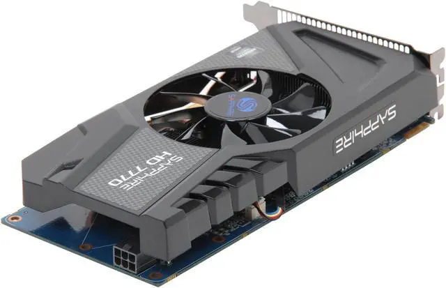 Alt view image 5 of 6 - SAPPHIRE Radeon HD 7770 GHz Edition OC 1GB 128-bit GDDR5 PCI Express 3.0 x16 HDCP Ready CrossFireX Support Video Card (11201-02-40G) w/ Accessories