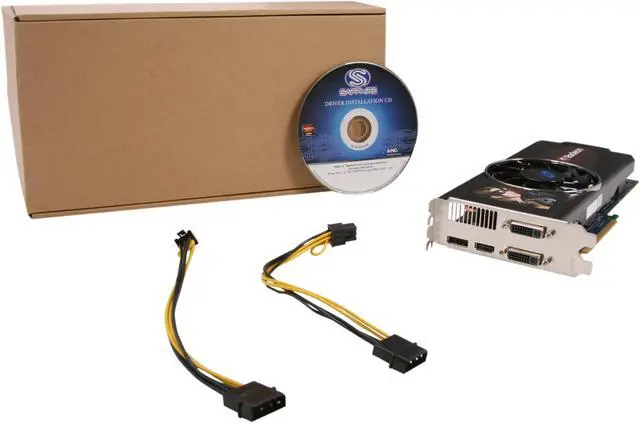 Alt view image 6 of 6 - SAPPHIRE Radeon HD 5830 1GB GDDR5 PCI Express 2.1 x16 Graphics Card 11169-00