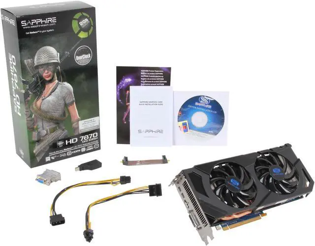 Alt view image 6 of 6 - SAPPHIRE Radeon HD 7870 GHz Edition OC 2GB 256-bit GDDR5 PCI Express 3.0 x16 HDCP Ready CrossFireX Support Video Card (11199-03-20G)