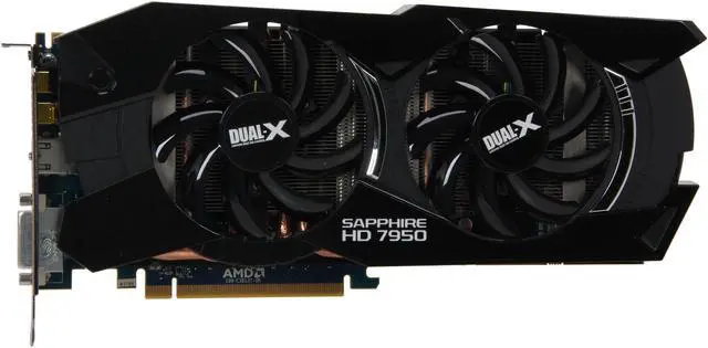 Alt view image 3 of 6 - SAPPHIRE Radeon HD 7950 3GB GDDR5 PCI Express 3.0 x16 CrossFireX Support Graphics Card 100352SR