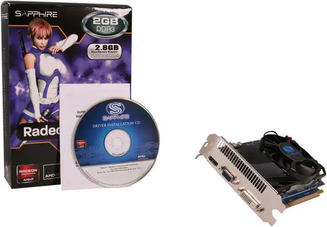 Alt view image 5 of 5 - SAPPHIRE Radeon HD 6670 2GB DDR3 PCI Express 2.1 x16 Graphics Card 100326-2GL