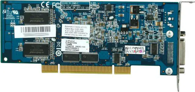 Alt view image 4 of 5 - DIAMOND Radeon 9250 128MB DDR PCI Low Profile Ready Graphics Card S9250PLDM128