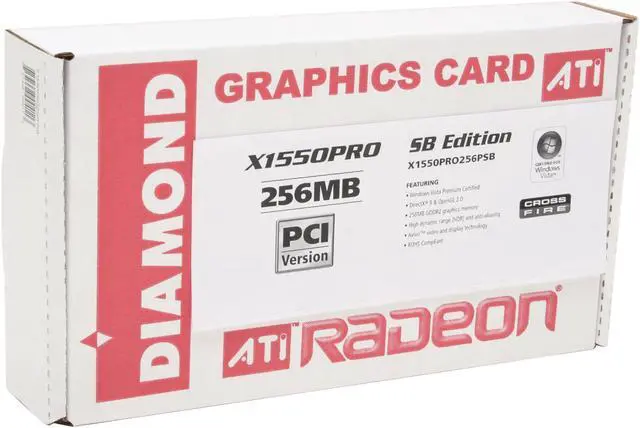 Alt view image 6 of 6 - DIAMOND Stealth Radeon X1550 256MB GDDR2 PCI Graphics Card X1550PRO256PSB