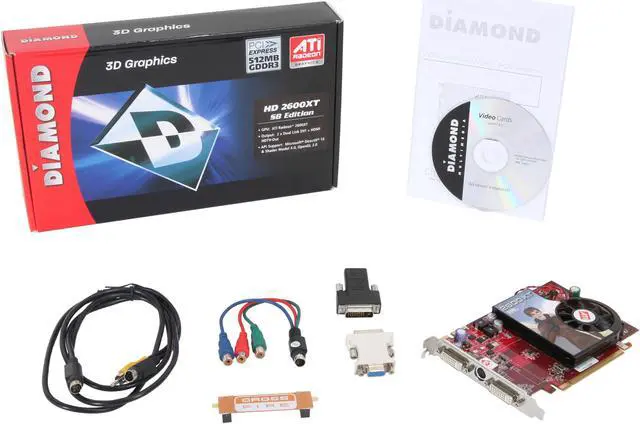 Alt view image 5 of 5 - DIAMOND Viper Radeon HD 2600XT 512MB GDDR3 PCI Express x16 CrossFireX Support Graphics Card 2600XT512PE3SB