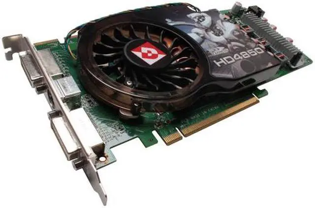 Main image of DIAMOND Radeon HD 4850 512MB GDDR3 PCI Express 2.0 x16 CrossFireX Support Graphics Card 4850PE3512V