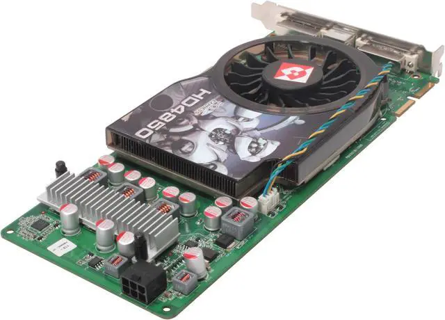 Alt view image 5 of 6 - DIAMOND Radeon HD 4850 512MB GDDR3 PCI Express 2.0 x16 CrossFireX Support Graphics Card 4850PE3512V