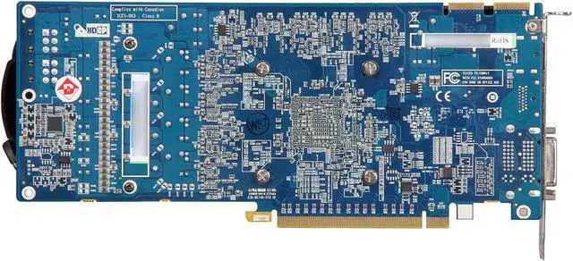 Alt view image 4 of 6 - DIAMOND Radeon HD 5850 1GB GDDR5 PCI Express 2.0 x16 CrossFireX Support Graphics Card 5850PE51G
