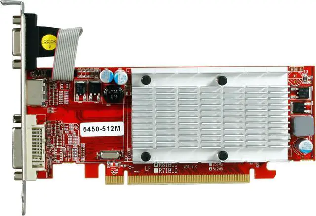 Alt view image 3 of 5 - DIAMOND Radeon HD 5450 (Cedar) 512MB DDR2 PCI Express 2.0 x16 Low Profile Ready Graphics Card 5450PE512