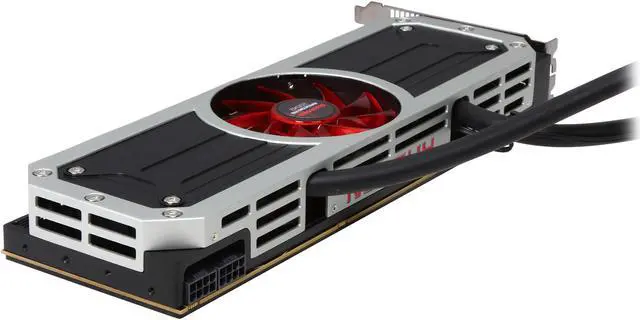 Alt view image 5 of 6 - DIAMOND Radeon R9 295x2 8GB PCI Express 3.0 x16 CrossFireX Support Graphics Card R9295X2D58G
