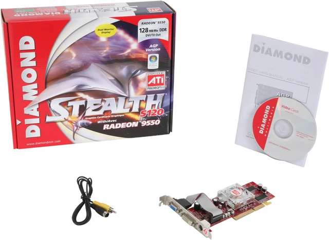 DIAMOND Stealth Radeon 9550 Graphics Card S120AGP128-CN - Newegg.com