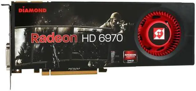 Alt view image 3 of 5 - DIAMOND Radeon HD 6970 2GB GDDR5 PCI Express 2.1 x16 CrossFireX Support Graphics Card 6970PE52G
