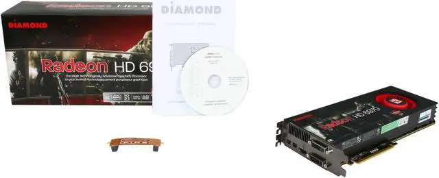 Alt view image 5 of 5 - DIAMOND Radeon HD 6970 2GB GDDR5 PCI Express 2.1 x16 CrossFireX Support Graphics Card 6970PE52G