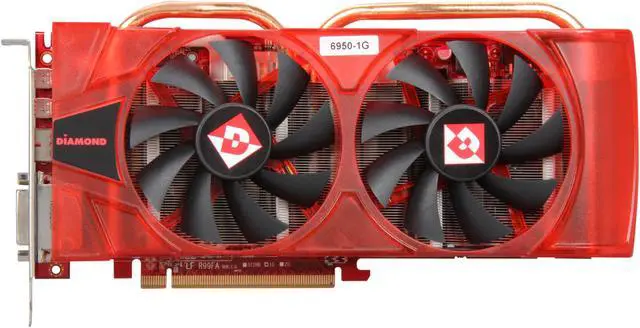 Alt view image 3 of 6 - DIAMOND Radeon HD 6950 1GB GDDR5 PCI Express 2.1 x16 CrossFireX Support Graphics Card 6950PE51G