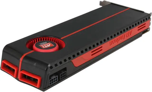 Alt view image 5 of 6 - DIAMOND Radeon HD 5970 2GB GDDR5 PCI Express 2.0 x16 CrossFireX Support Graphics Card A5970PE52G - OEM