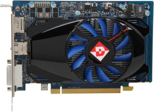 Alt view image 3 of 5 - DIAMOND Radeon HD 7750 1GB GDDR5 PCI Express 3.0 x16 CrossFireX Support Graphics Card 7750PE51G