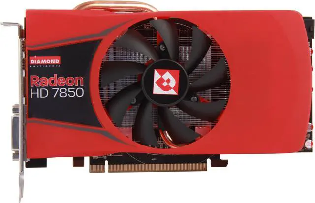 Alt view image 3 of 6 - DIAMOND Radeon HD 7850 2GB GDDR5 PCI Express 3.0 x16 CrossFireX Support Graphics Card 7850PE52GV