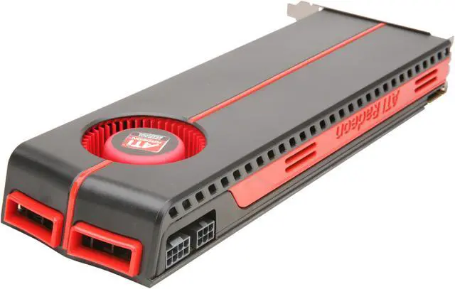 Alt view image 5 of 5 - AMD Radeon HD 5970 2GB GDDR5 PCI Express 2.1 x16 CrossFireX Support Graphics Card HD5970 - OEM