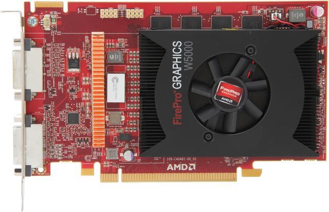 Alt view image 4 of 5 - AMD FirePro W5000 DVI 100-505978 2GB 256-bit GDDR5 PCI Express 3.0 x16 Workstation Video Card