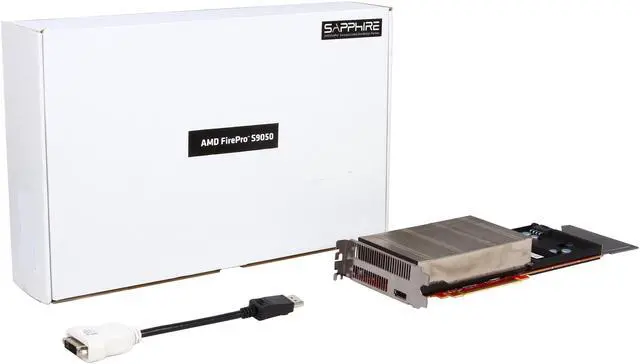 Alt view image 6 of 6 - AMD FirePro S9050 100-505878 12GB 384-bit GDDR5 PCI Express 3.0 x16 Full-height, full-length, 2-slot Graphics Card