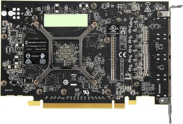 Alt view image 5 of 5 - Radeon Pro WX 5100 100-505940 8GB 256-bit GDDR5 Workstation Video Card