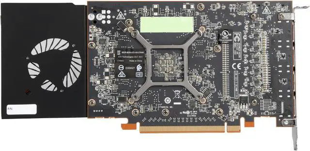 Alt view image 5 of 6 - Radeon Pro WX 7100 100-505826 8GB 256-bit GDDR5 Workstation Video Card