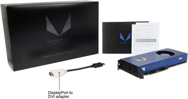 Alt view image 7 of 6 - AMD Radeon Vega Frontier Edition 100-506061 16GB 2048-bit HBM2 Graphics Card