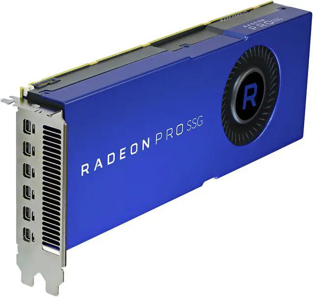 Alt view image 2 of 5 - AMD Radeon Pro SSG 100-506014 16GB + 2TB 2048-bit HBM2 + SSG CrossFire Supported Graphics Card