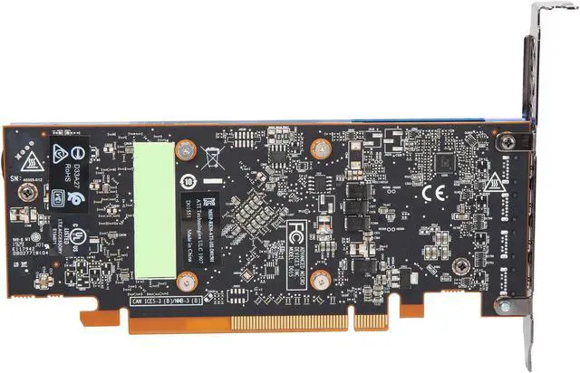 Alt view image 5 of 6 - AMD Radeon Pro WX 3200 100-506115 4GB 128-bit GDDR5 PCIe 3.0 x16 (x8 Electrical) Low Profile Graphics Card