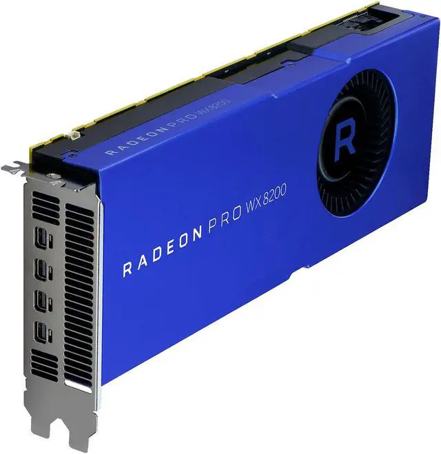 Alt view image 5 of 6 - AMD Radeon Pro WX 8200 8GB 2048-bit HBM2 100-505956 Workstation Video Card