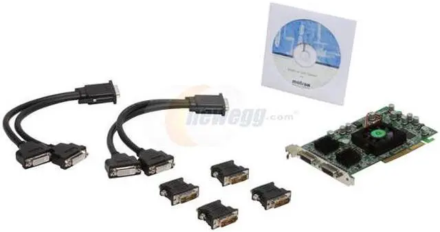 Alt view image 2 of 2 - Matrox Parhelia-LX QID-QDA8X128 128MB AGP 4X/8X Graphics Card
