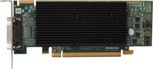 Alt view image 3 of 5 - Matrox M9120-E512LPUF 512MB GDDR2 PCI Express x16 Low Profile Graphics Card