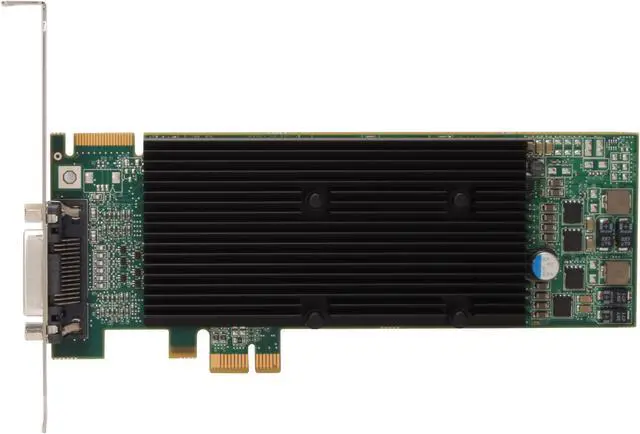 Alt view image 3 of 5 - Matrox M9120-E512LAU1F 512MB GDDR2 PCI Express x1 Low Profile Graphics Card