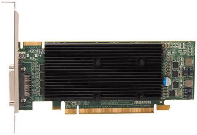 Alt view image 3 of 5 - Matrox M9140-E512LAF 512MB GDDR2 PCI Express x16 Low Profile Graphics Card
