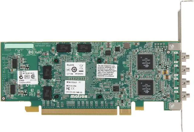 Alt view image 4 of 5 - Matrox M9148 M9148-E1024LAF 1GB PCI Express x16 Graphics Card