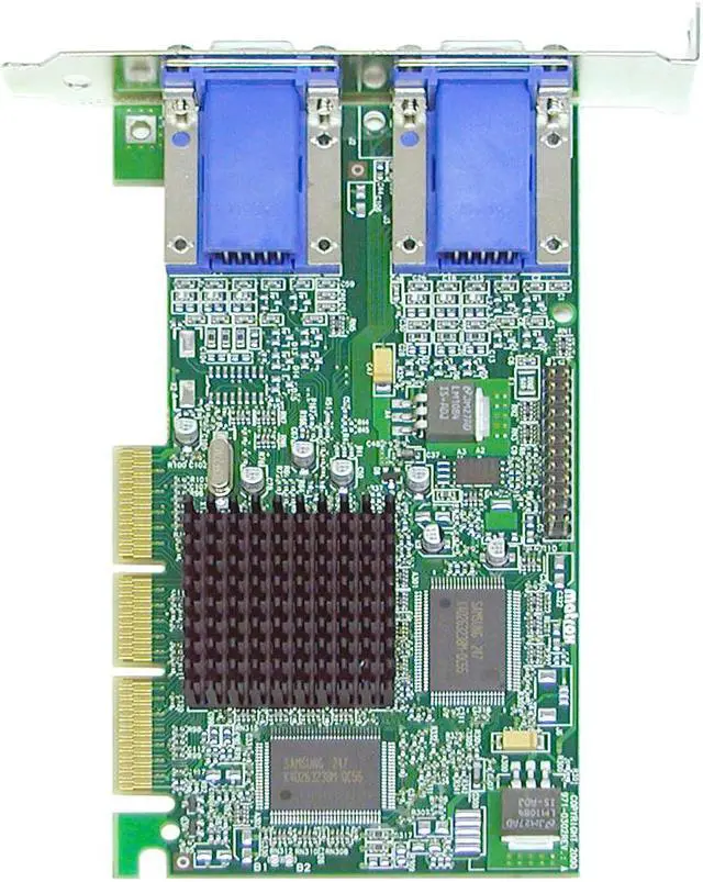 Alt view image 2 of 3 - matrox G450 G450 32MB 64-bit DDR AGP 2X/4X Workstation Video Card - OEM
