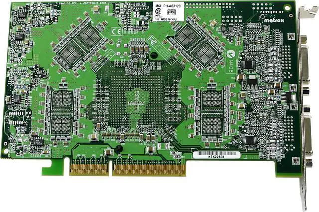 Alt view image 3 of 5 - Matrox Parhelia PH-A8X128 128MB DDR AGP 4X/8X Graphics Card