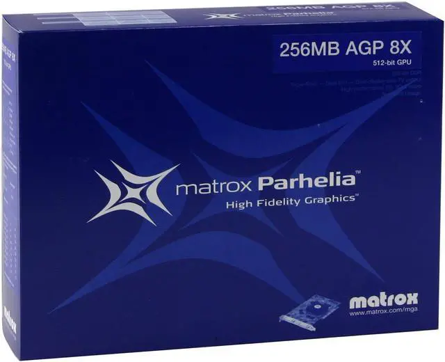 Alt view image 5 of 5 - Matrox Parhelia PH-A8X256 256MB 256-bit DDR AGP 4X/8X Graphics Card