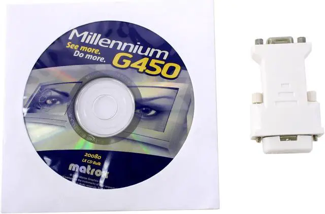 Alt view image 4 of 4 - matrox Millennium G450 G450 32MB 64-bit DDR PCI Workstation Video Card