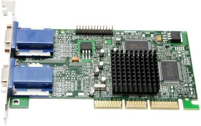 Alt view image 2 of 5 - Matrox G450 G45FMDHA32DB-WB 32MB DDR AGP 2X/4X Graphics Card
