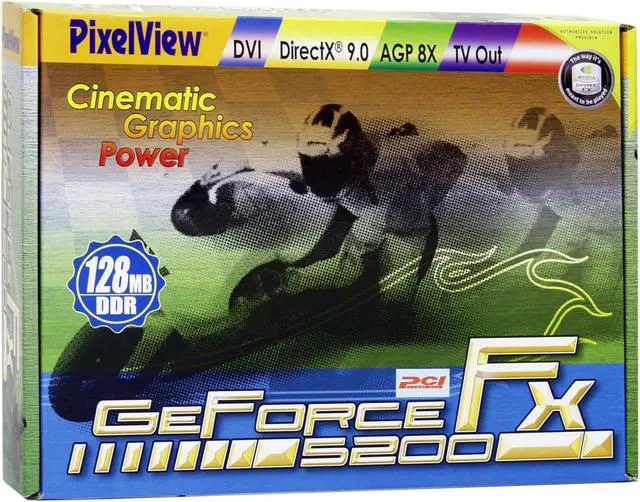 Alt view image 4 of 4 - PROLINK GeForce FX 5200 128MB DDR PCI Graphics Card MVGA-NVG34P