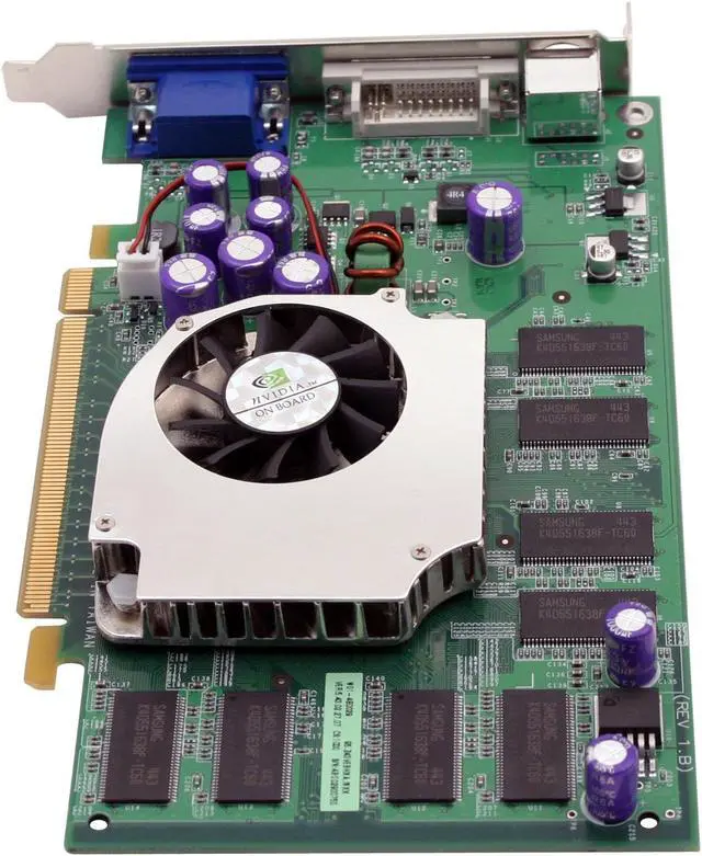 Alt view image 2 of 5 - PROLINK GeForce 6200 256MB DDR PCI Express x16 Graphics Card PV-N43VE(256KD)
