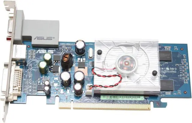 Alt view image 3 of 6 - ASUS GeForce 7300GS 128MB GDDR2 PCI Express x16 Graphics Card EN7300GS/HTD/128