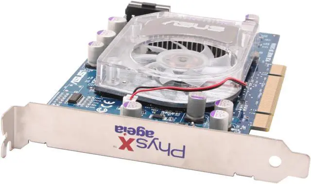 Main image of ASUS PhysX Processing Unit 128MB GDDR3 PCI Graphics Card PHYSXP1/128M/GRAW/A